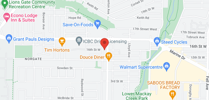 map of 210 1201 W 16TH STREET